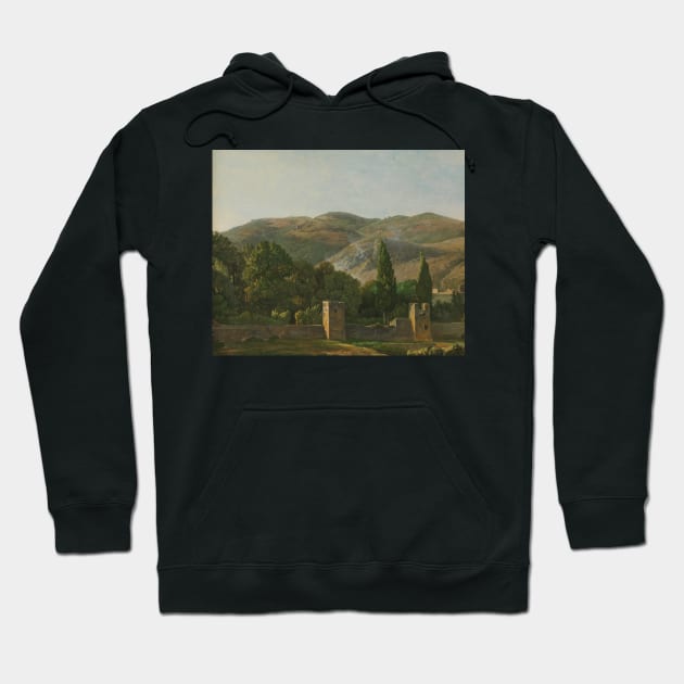 Fortified Wall, Italy by Simon Denis Hoodie by Classic Art Stall